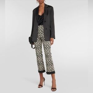 S‘maxmara Black and White Patterned Garment